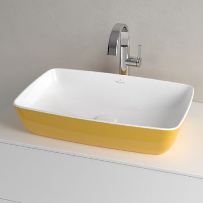 Umywalka 58x38.5 cm prostokątna nablatowa biała 417258BCW9 Villeroy & Boch Artis