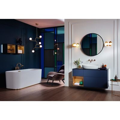 Umywalka 61x41 cm owalna nablatowa biała 419861R1 Villeroy & Boch Artis