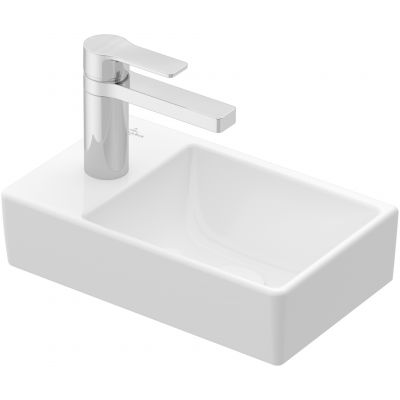 Umywalka 36x22 cm prostokątna ścienna-meblowa biała 43003R01 Villeroy & Boch Avento