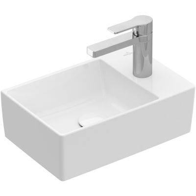 Umywalka 40x26 cm prostokątna nablatowa biała 43234G01 Villeroy & Boch Memento 2.0