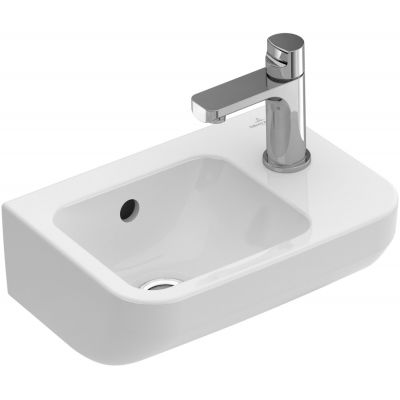 Umywalka 36x26 cm prostokątna ścienna biała 43733601 Villeroy & Boch Architectura