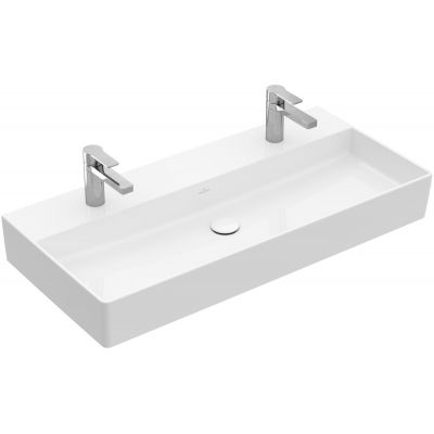 Umywalka 100x47 cm prostokątna ścienna-meblowa biała 4A221L01 Villeroy & Boch Memento 2.0