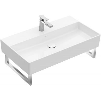 Umywalka 80x47 cm prostokątna ścienna biała 4A2280R1 Villeroy & Boch Memento 2.0