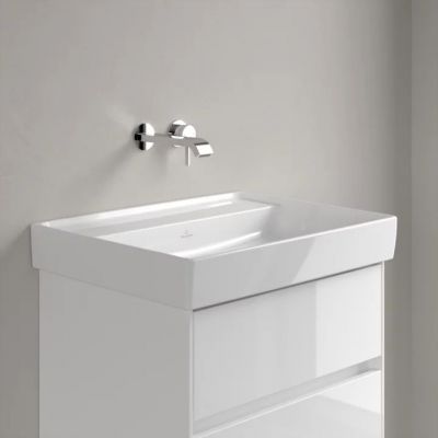 Umywalka 60x47 cm prostokątna ścienna-meblowa biała 4A3363R1 Villeroy & Boch Collaro