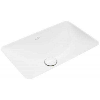 Umywalka 45x28 cm prostokątna podblatowa biała 4A560001 Villeroy & Boch Loop & Friends