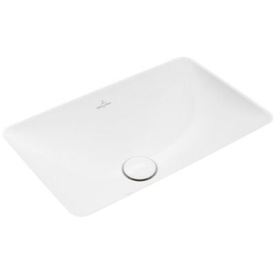 Umywalka 51.5x35 cm prostokątna podblatowa biała 4A5601R1 Villeroy & Boch Loop & Friends