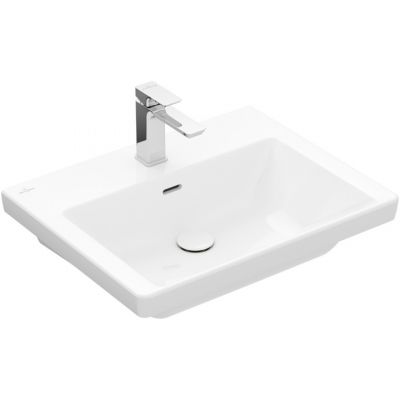 Umywalka 60x47 cm prostokątna ścienna-meblowa biała 4A706GR1 Villeroy & Boch Subway 3.0