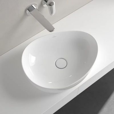 Umywalka 51x40 cm nablatowa biała 4A7351R1 Villeroy & Boch Antao