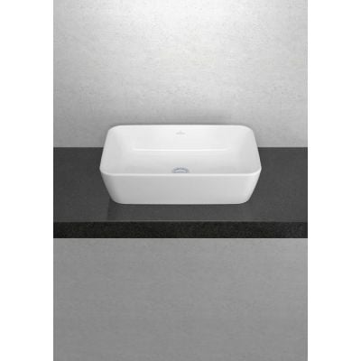 Umywalka 60x40 cm prostokątna nablatowa biała 5A2761R1 Villeroy & Boch Architectura