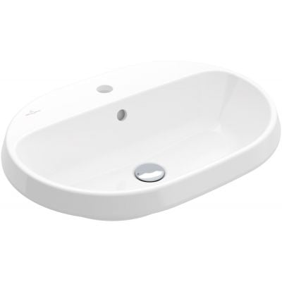 Umywalka 60x45 cm owalna wpuszczana biała 5A6660R1 Villeroy & Boch Architectura
