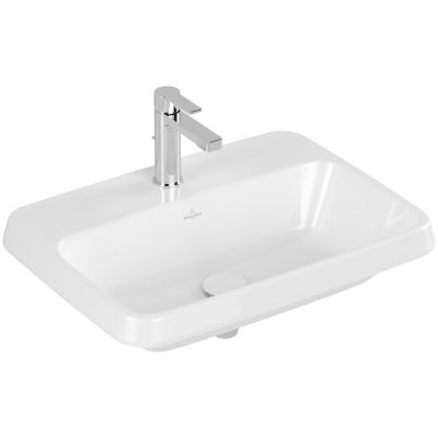 Umywalka 60x45 cm prostokątna wpuszczana biała 5A6761R1 Villeroy & Boch Architectura