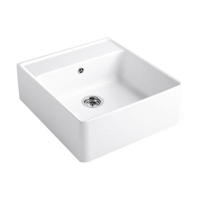 Zlewozmywak ceramiczny 63x59.5 cm biały 632061R1 Villeroy & Boch Single-Bowl Sink