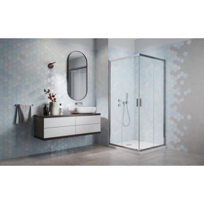 Kabina prysznicowa prostokątna 100x80 cm 102580100101 Radaway Alienta D