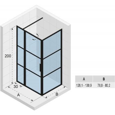 Kabina prysznicowa G004022121 Riho Grid