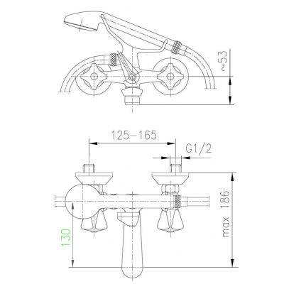 KFA Armatura Standard 30412000 bateria wannowo-prysznicowa
