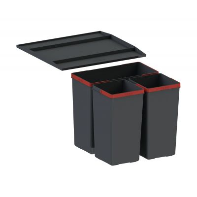 Pojemnik na odpady 29.5 l czerwony 1210494150 Franke EasySort