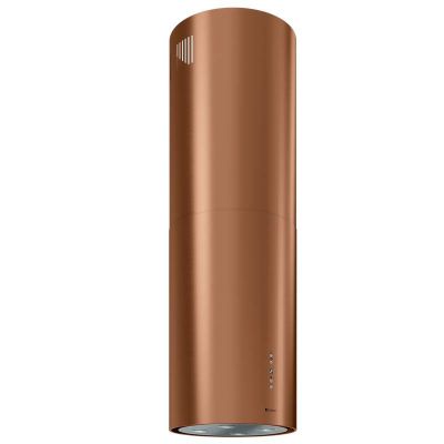 Okap kuchenny 39 cm wyspowy CYLINDROISOLA397MIEDZMAT Globalo Exclusive Cylindro Isola