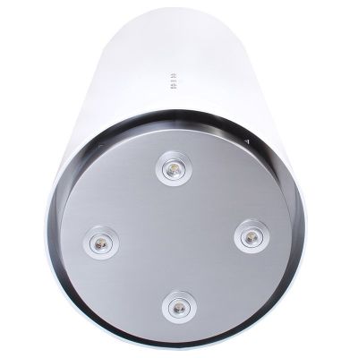 Okap kuchenny 39 cm wyspowy biały CYLINDROISOLA397WHITE Globalo Exclusive Cylindro Isola