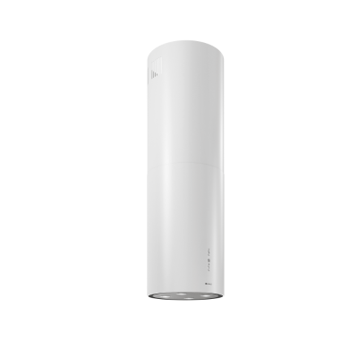 Okap kuchenny 39 cm wyspowy biały CYLINDROISOLA397WHITE Globalo Exclusive Cylindro Isola
