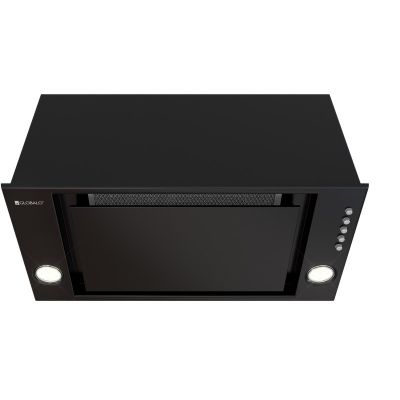 Okap kuchenny 60 cm podszafkowy czarny DESOLERO603BLACK Globalo Design Desolero