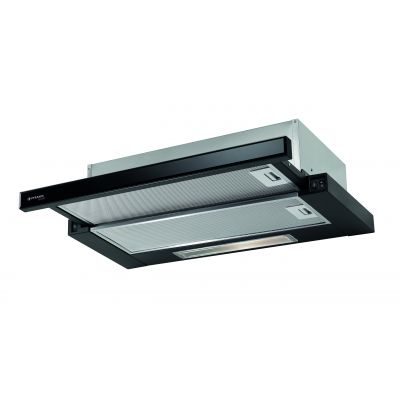 Okap kuchenny 60 cm podszafkowy czarny 065032801 Pyramis Sliding