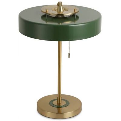 Lampa biurkowa 3x20 W zielona-złota ABRBAQUERO Abruzzo Bankierki