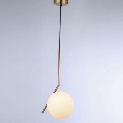 Lampa wisząca 1x20 W biała-złota ABRKMTB Abruzzo Milano