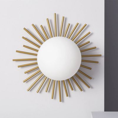 Kinkiet 1x40 W złoty ABRKVE14 Abruzzo Milano