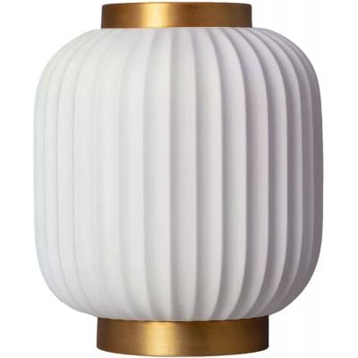 Lampa stołowa 1x40 W biała ABRLSPPE14 Abruzzo Porcellado