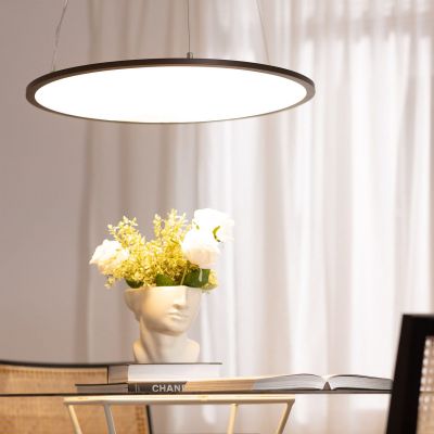 Lampa wisząca 1x36 W czarna ABRLWBO36W3000K Abruzzo Biuro