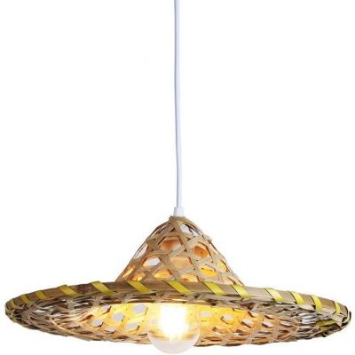 Lampa wisząca 1x20 W beżowa ABRLWBRA Abruzzo Boho