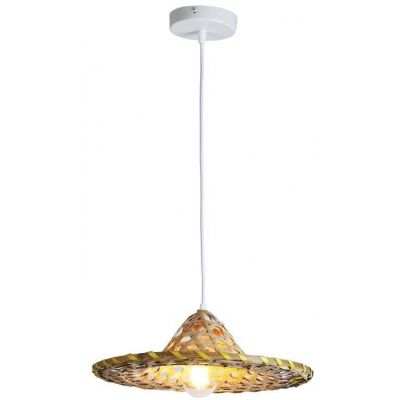 Lampa wisząca 1x20 W beżowa ABRLWBRA Abruzzo Boho