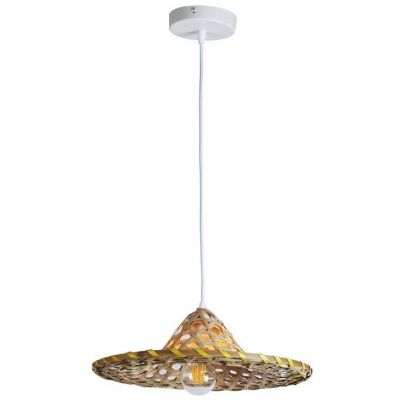 Lampa wisząca 1x20 W beżowa ABRLWBRA Abruzzo Boho
