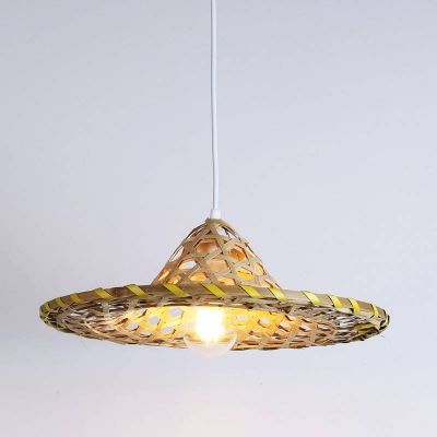 Lampa wisząca 1x20 W beżowa ABRLWBRA Abruzzo Boho