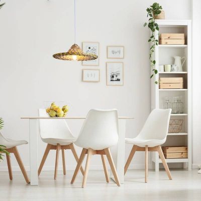 Lampa wisząca 1x20 W beżowa ABRLWBRA Abruzzo Boho