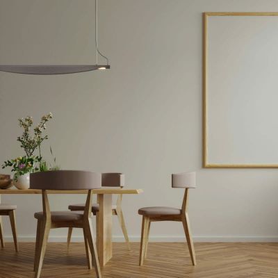 Lampa wisząca 1x28 W czarna-brązowa ABRLWJ28W Abruzzo Japanese