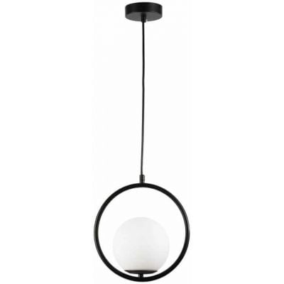 Lampa wisząca 1x20 W biała-czarna ABRLWMRE27 Abruzzo Milano