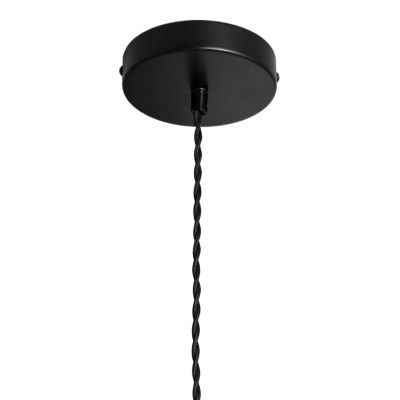 Lampa wisząca 1x40 W czarna ABRLWORTOE14 Abruzzo Rotonde