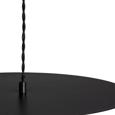 Lampa wisząca 1x40 W czarna ABRLWORTOE14 Abruzzo Rotonde