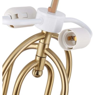 Lampa biurkowa 2x20 W czarna-złota ABRMONZA Abruzzo Bankierki