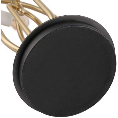 Lampa biurkowa 2x20 W czarna-złota ABRMONZA Abruzzo Bankierki