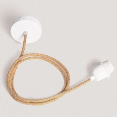 Lampa wisząca 1x40 W drewno ABRNLW31XLBHE27 Abruzzo Boho