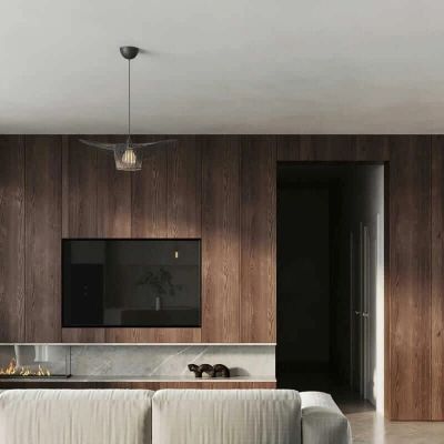 Lampa wisząca 1x20 W czarna ABRPETTI70 Abruzzo Petti