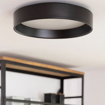 Plafon 1x21 W czarny ABRPLON20WCCT Abruzzo Nero
