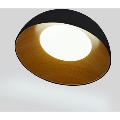 Plafon 1x24 W czarny-drewno ABRPOCC24B Abruzzo Piano