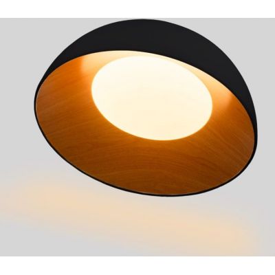 Plafon 1x24 W czarny-drewno ABRPOCC24B Abruzzo Piano