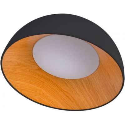 Plafon 1x24 W czarny-drewno ABRPOCC24B Abruzzo Piano