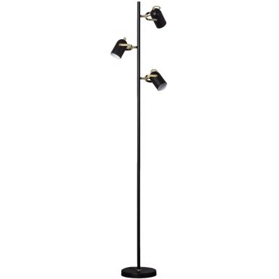 Lampa stojąca 3x20 W czarna ABRRRCC3XE14 Abruzzo Retro