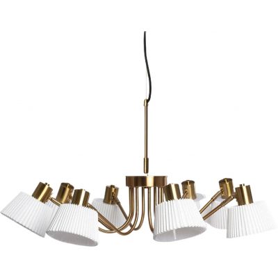 Lampa wisząca x10 W złota ABRZ8XE14DALI Abruzzo Dali