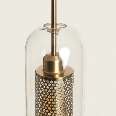 Lampa wisząca 1x20 W przezroczysta ABRZONE27 Abruzzo Nobile